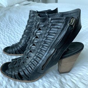 Paul Green Open Toe Weave Leather